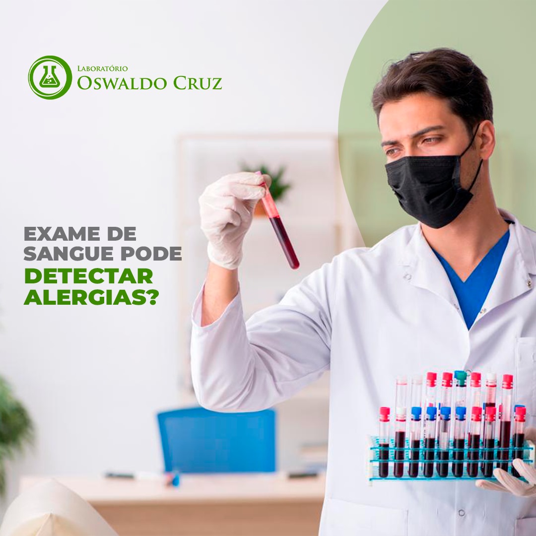 EXAME DE SANGUE pode detectar alergias?