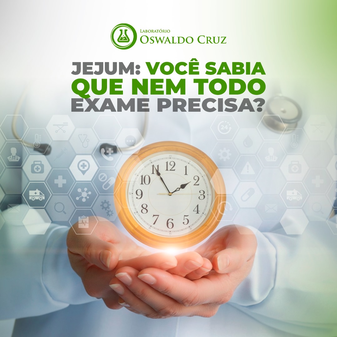 Nem todo exame precisa de jejum