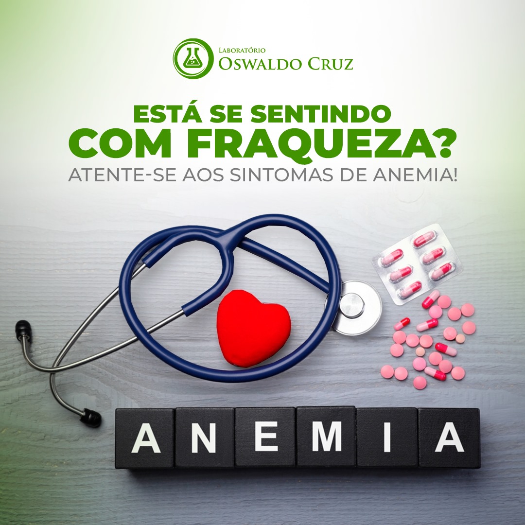 Atenção aos sintomas de ANEMIA
