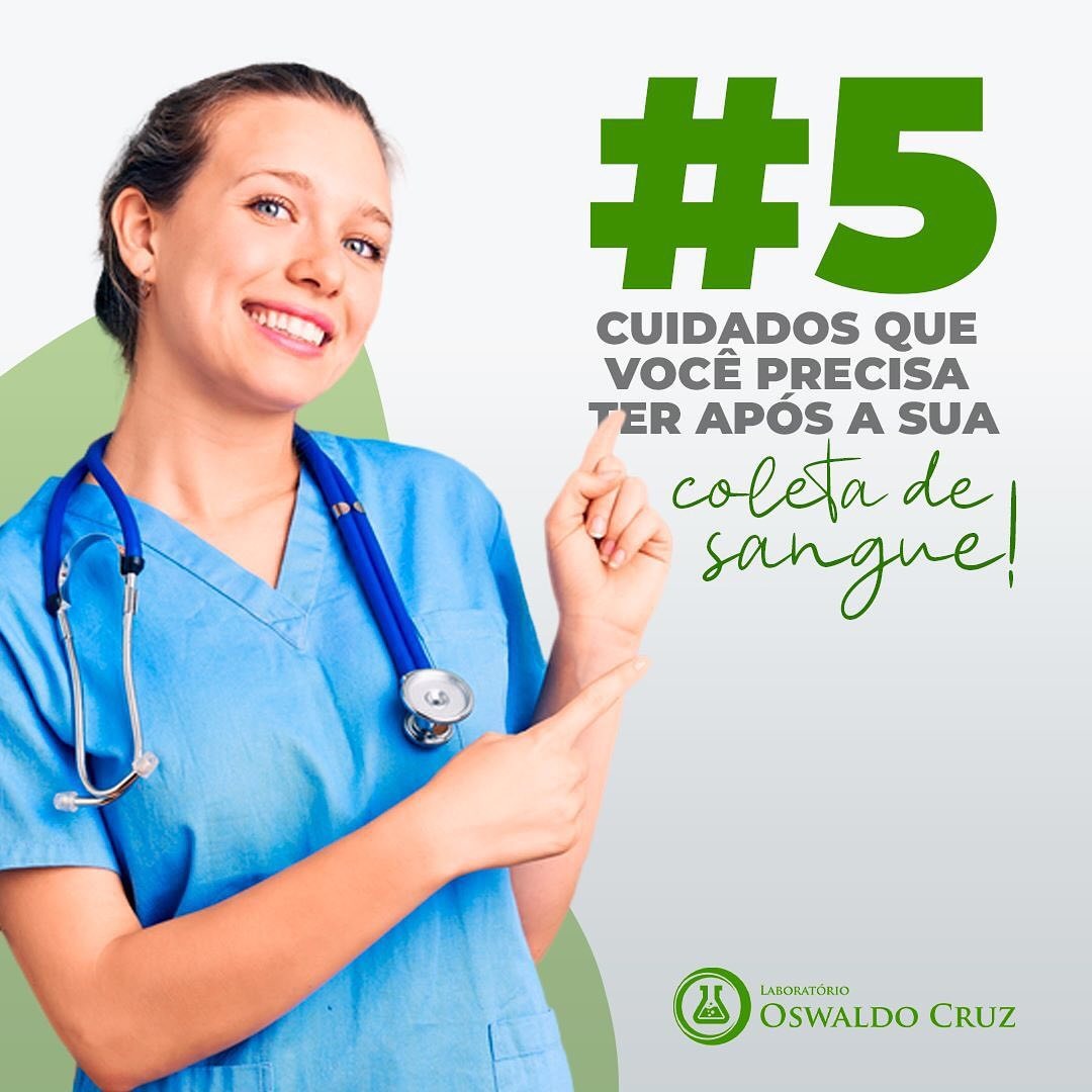 5 cuidados que você deve ter após a coleta de sangue