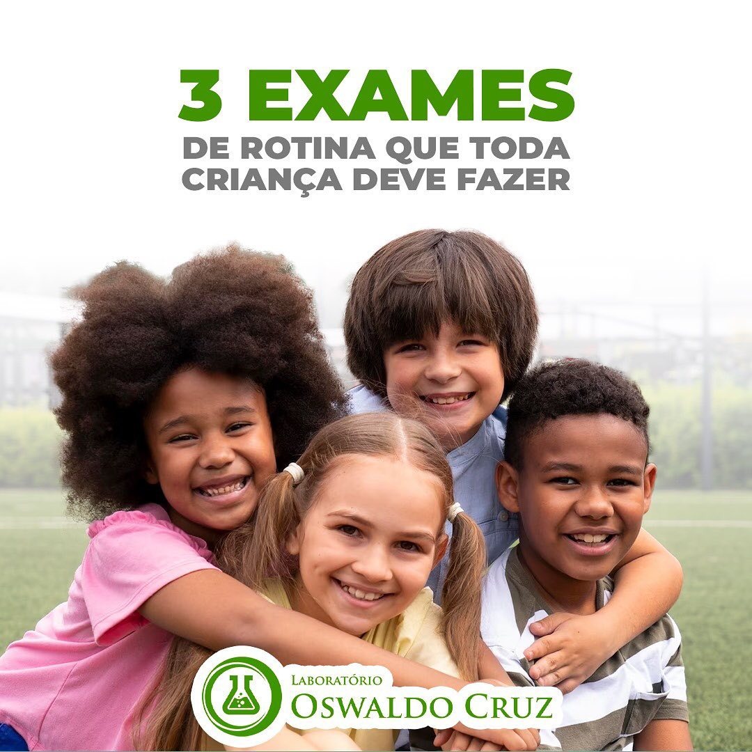 3 exames que toda criança deve fazer